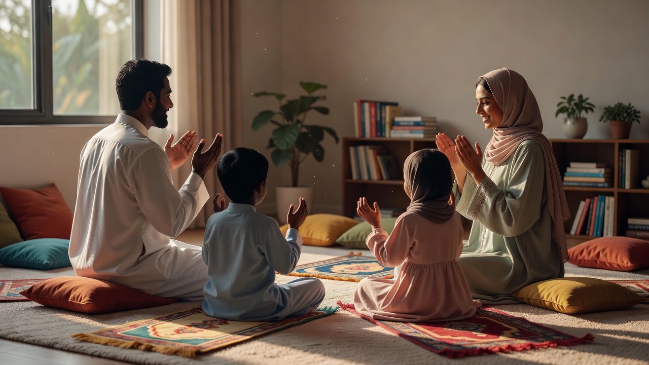 جعل الأسرة تشارك في الأدعية اليومية مع الأطفال بطريقة ممتعة