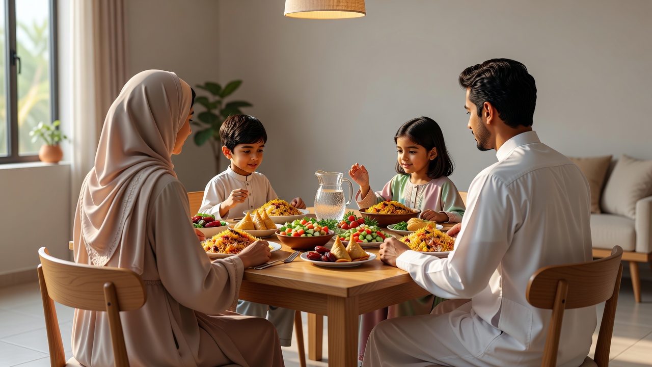 آداب الطعام للأطفال: كيف تُعلِّم طفلك طلب الطعام بلطف دون الامتداد