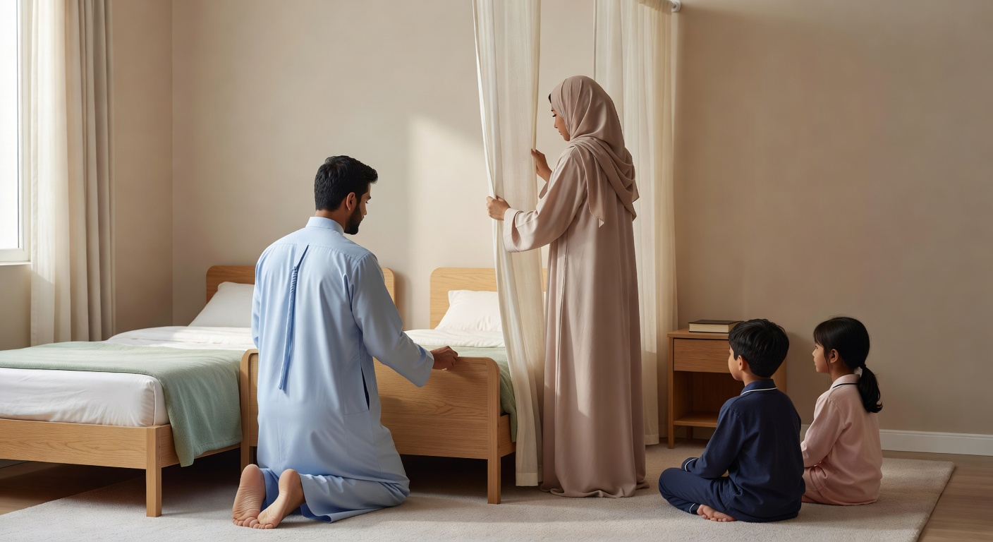 التفريق في أماكن النوم للأطفال: دليل عملي للآباء المسلمين
