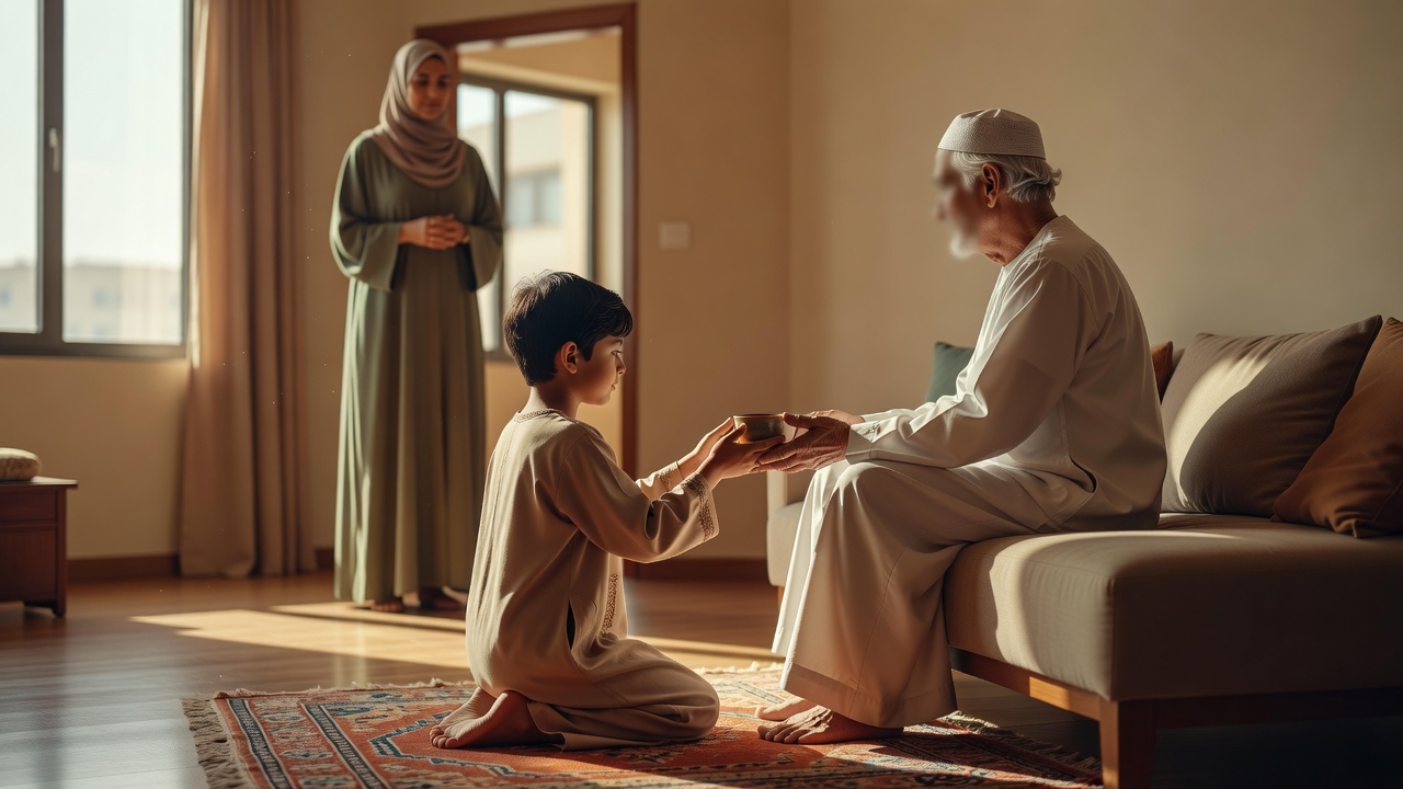 وصايا الرسول في بر الوالدين: دليل عملي للآباء والأمهات
