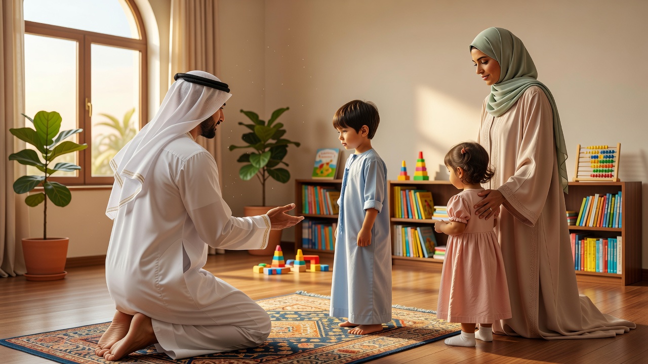 كيف يعمل الأهل نموذجاً طيباً لأبنائهم في التربية والعقاب