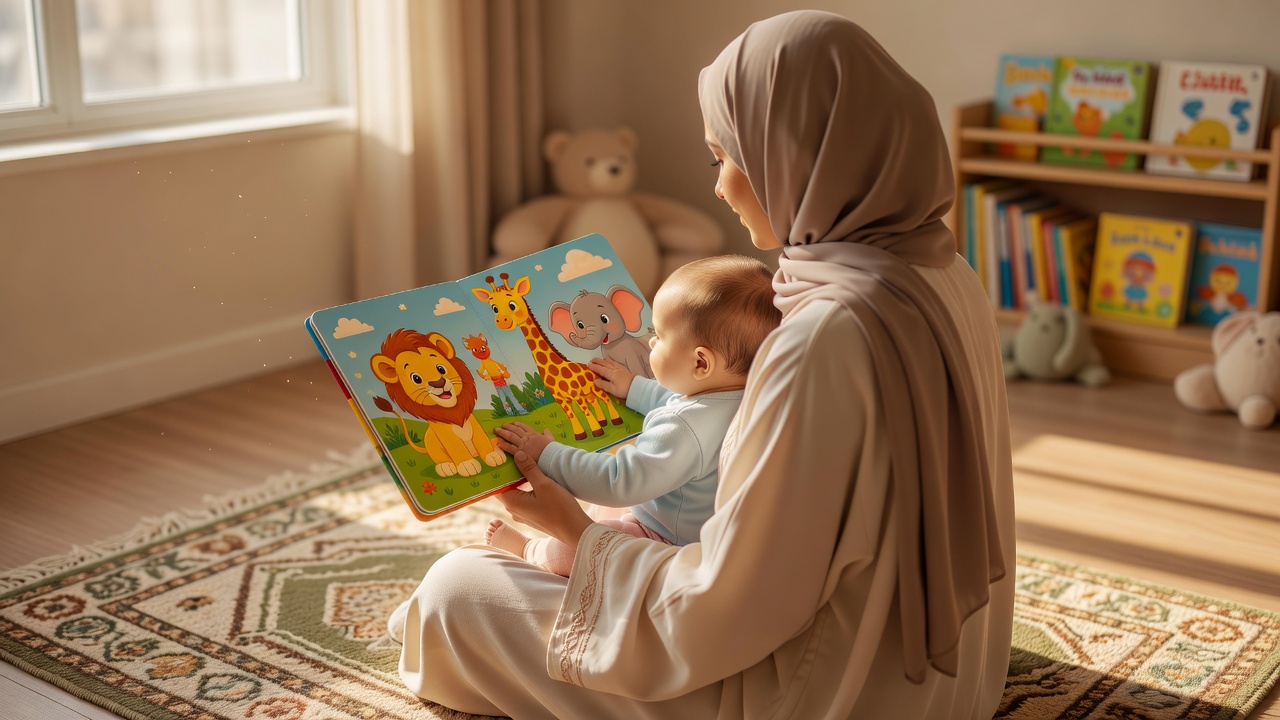 كيفية تنمية حب القراءة لدى طفلكِ من عمر 9 أشهر باستخدام القصص المصورة