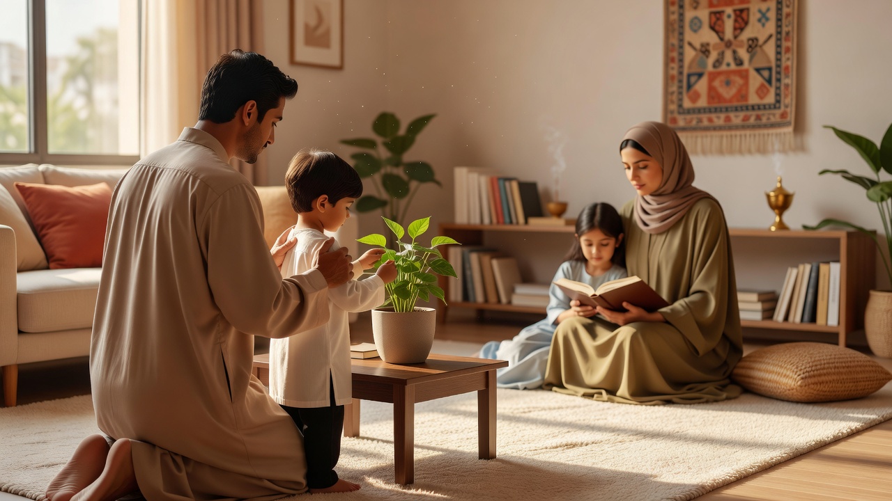 كيف يربي الوالد أبناءه بالرحمة والأخلاق الحسنة في الإسلام؟