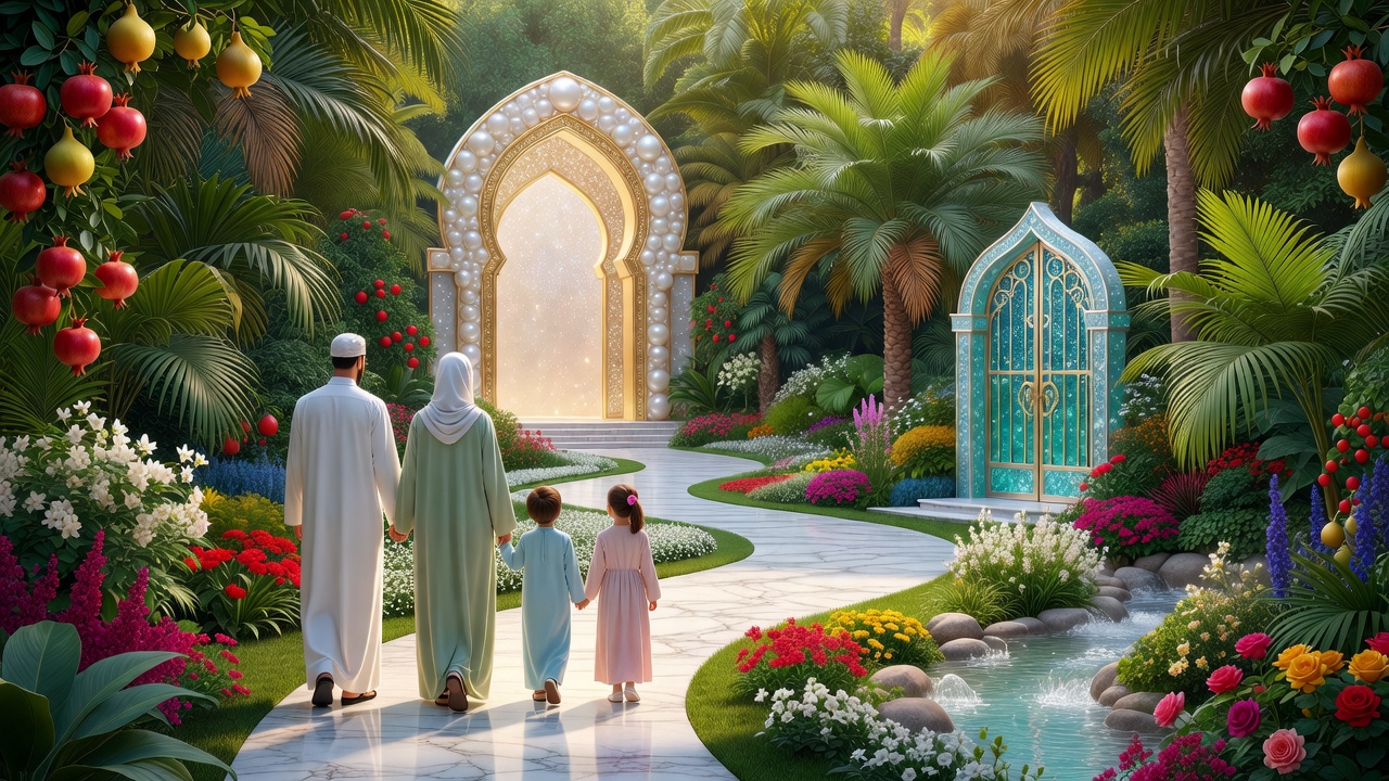 أبواب الجنة الثمانية وباب الريان للصائمين: كيف تربي أطفالك على الصيام للدخول منه