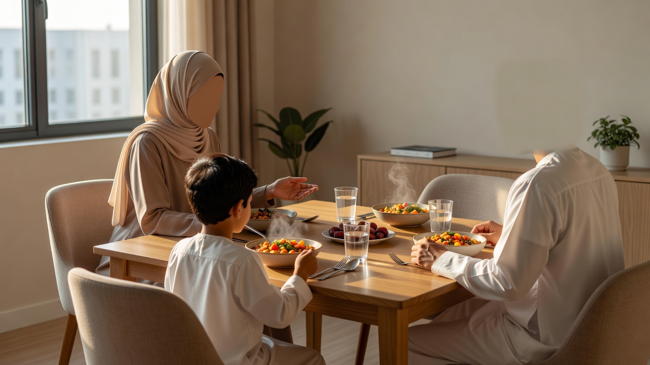 كيف تعلمين طفلك آداب الطعام: عدم إصدار صوت أثناء المضغ والشرب