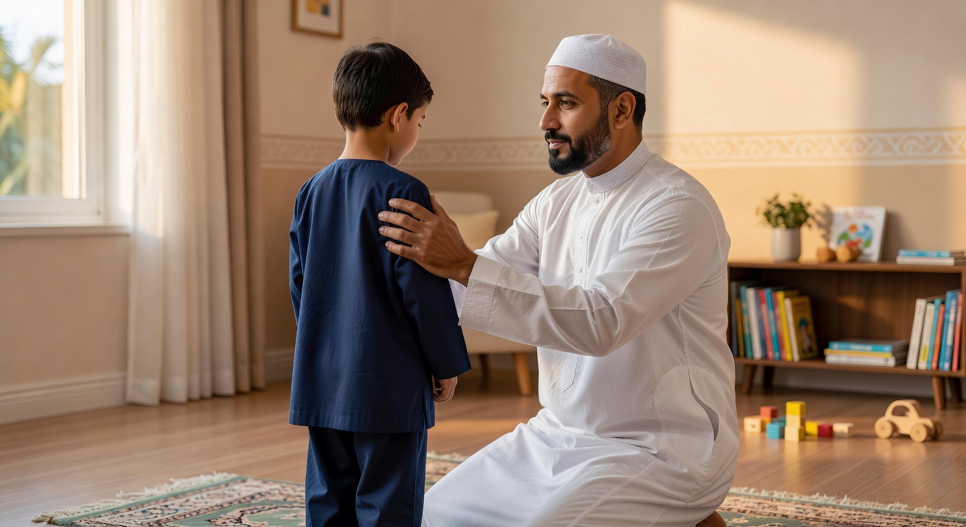 دور الأب في غرس حب التستر في نفس الولد منذ الصغر