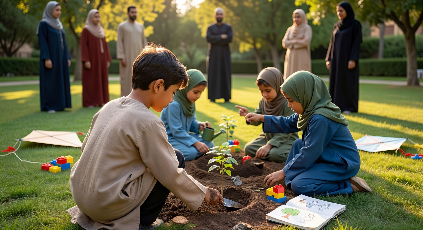 كيف يختار الطفل الأصدقاء الصالحين من خلال تجربة الأشياء الجديدة في التربية الإسلامية