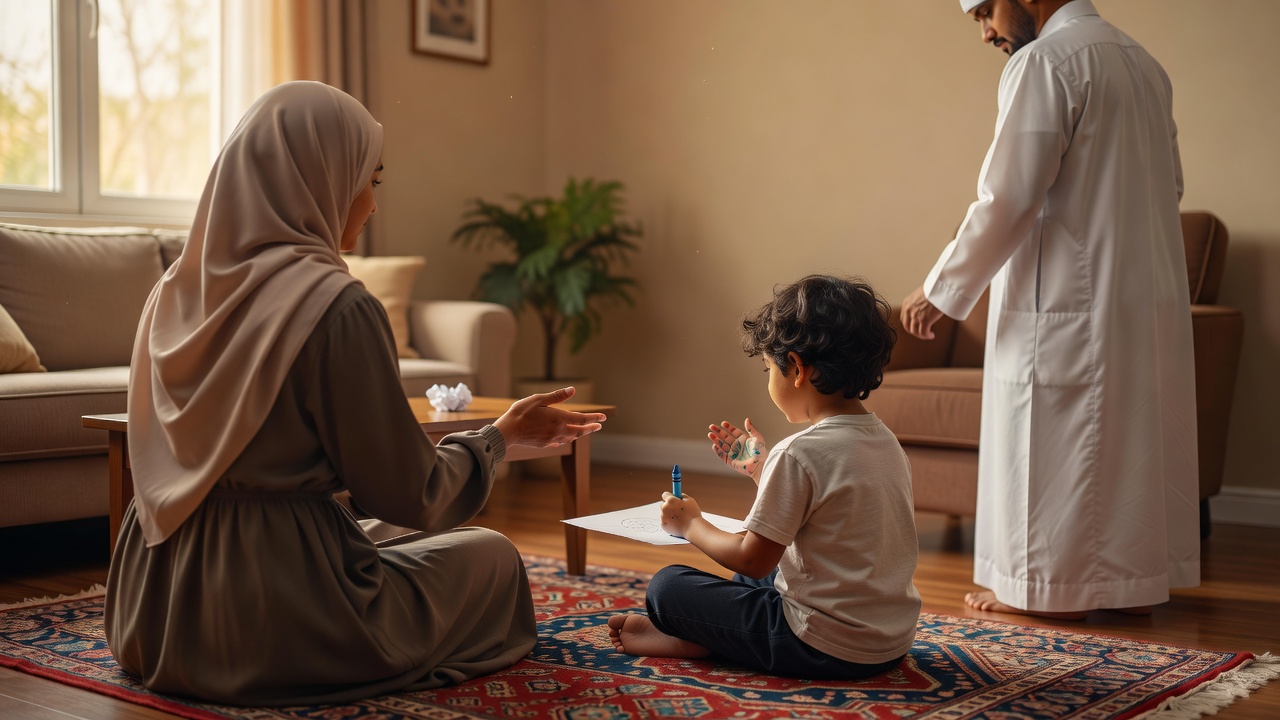 كيف تتعامل مع كذب طفلك في سن الرابعة وما فوق بطريقة إسلامية صحيحة