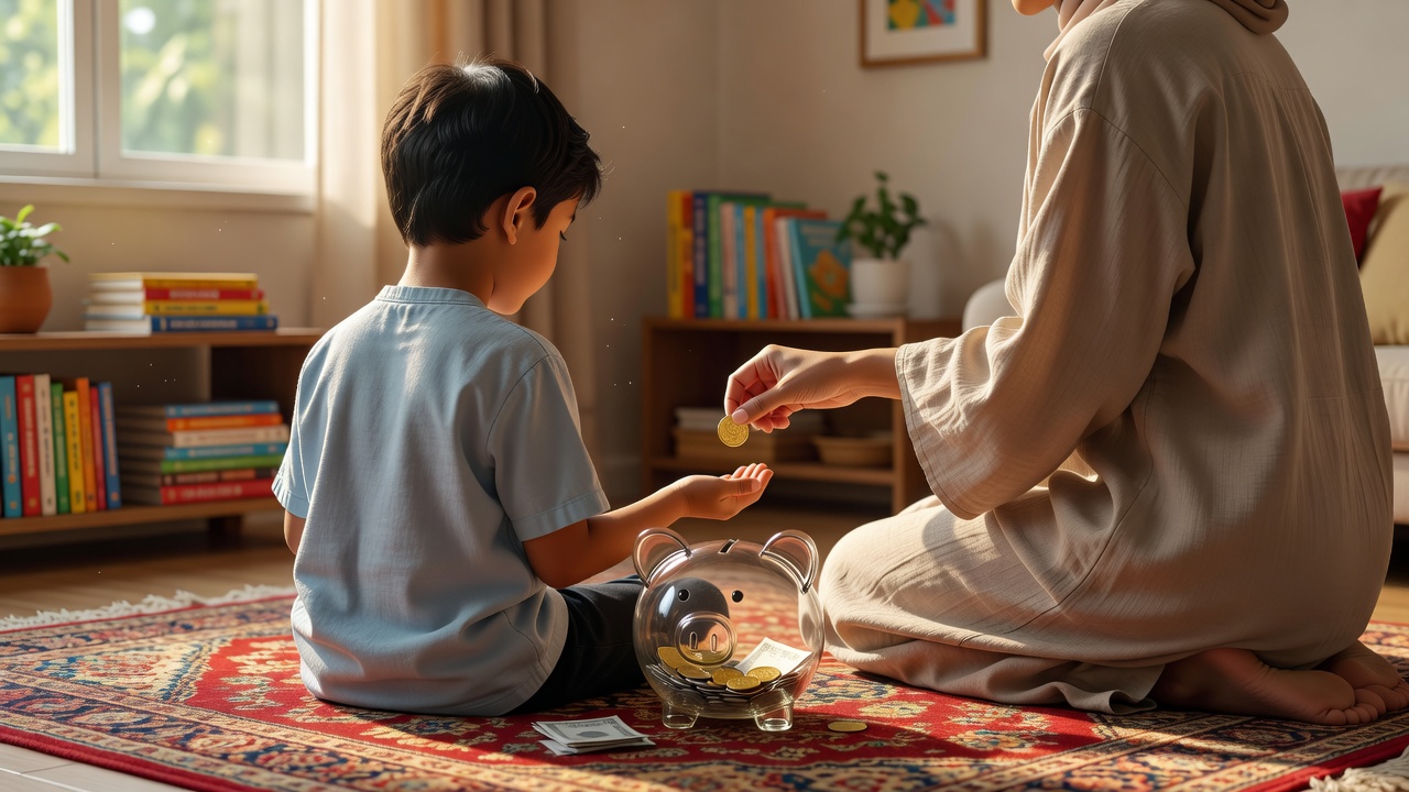 تعليم طفلك الادخار: دليل عملي للوالدين لمساعدته على إدراك قيمة المال