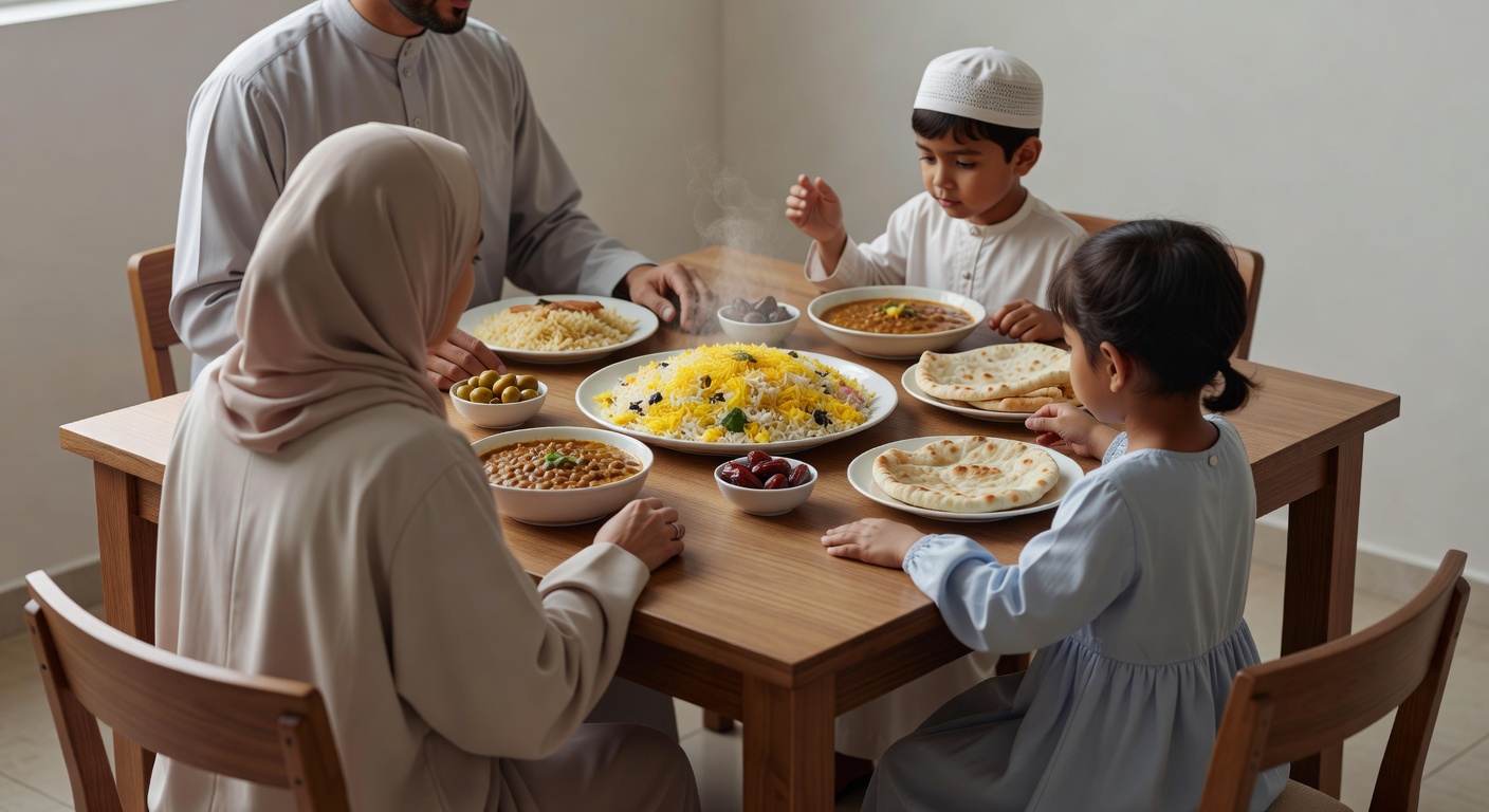 كيفية تعليم أطفالك قول بسم الله قبل الطعام لتعزيز آداب الطعام الإسلامية