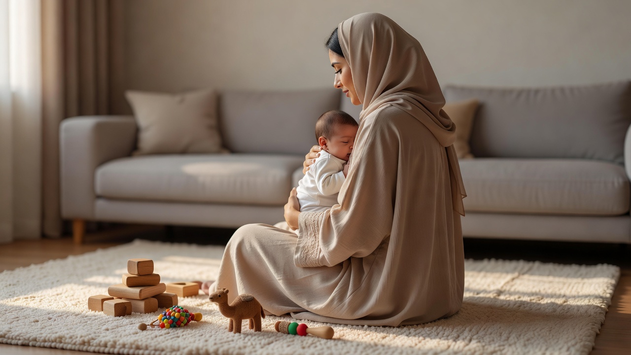 نشاطات ممتعة مع الرضيع: الحضن والألعاب الشعبية لتعزيز الحنان والضحك