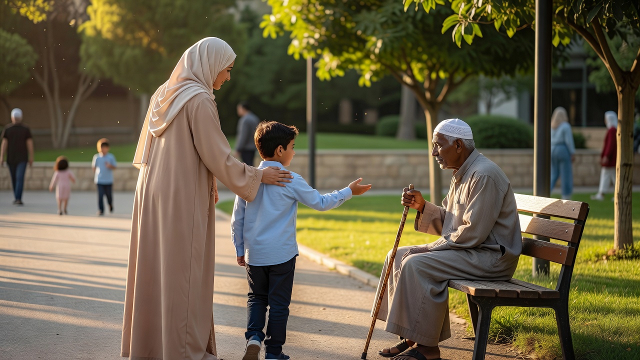 كيف تعلم طفلك الود مع الآخرين وفهم معاناة المحتاجين في التربية الإسلامية