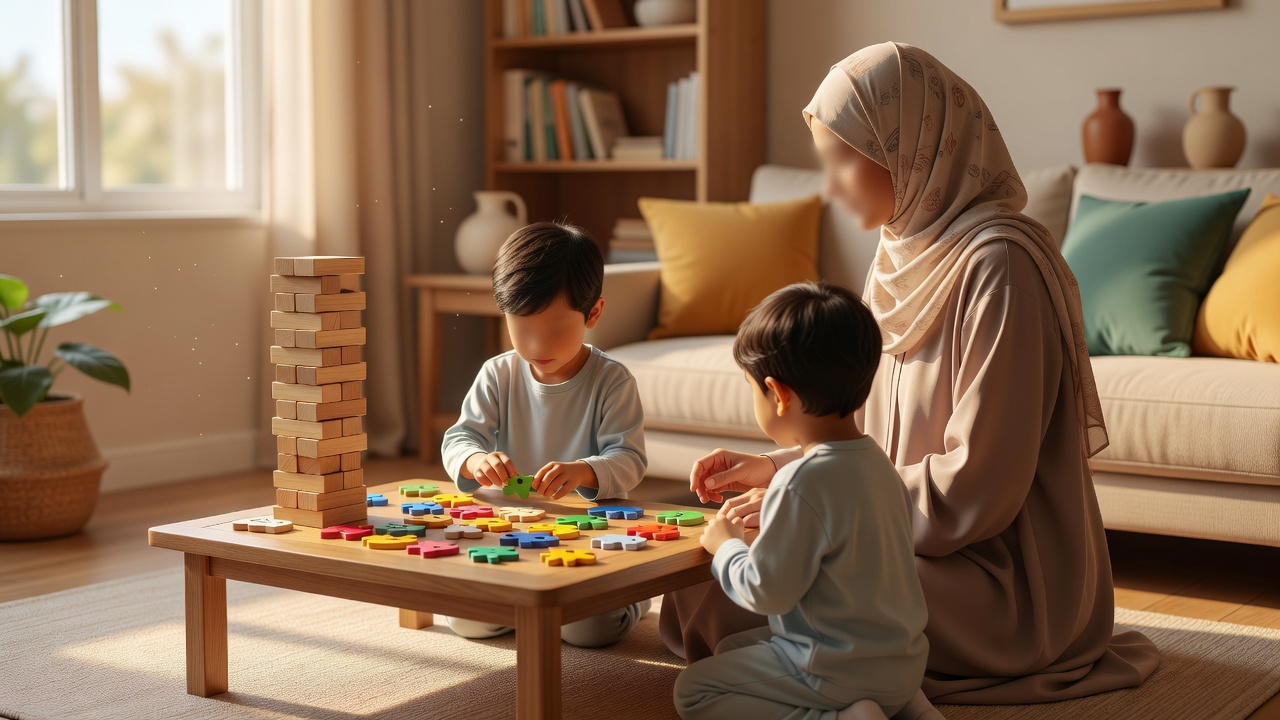 ألعاب تعليم الصبر للأطفال في التربية الإسلامية