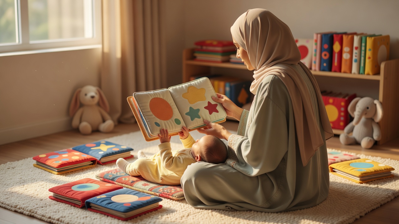 ابدئي بقراءة الكتب مع طفلك الرضيع من الشهر الأول: نشاطات بسيطة لتعزيز الارتباط