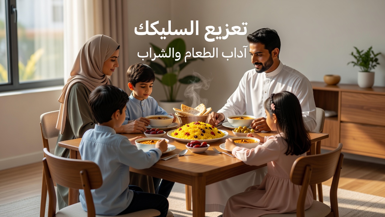 الدعاء قبل الطعام: دليل للوالدين لتعزيز آداب الطعام عند الأطفال