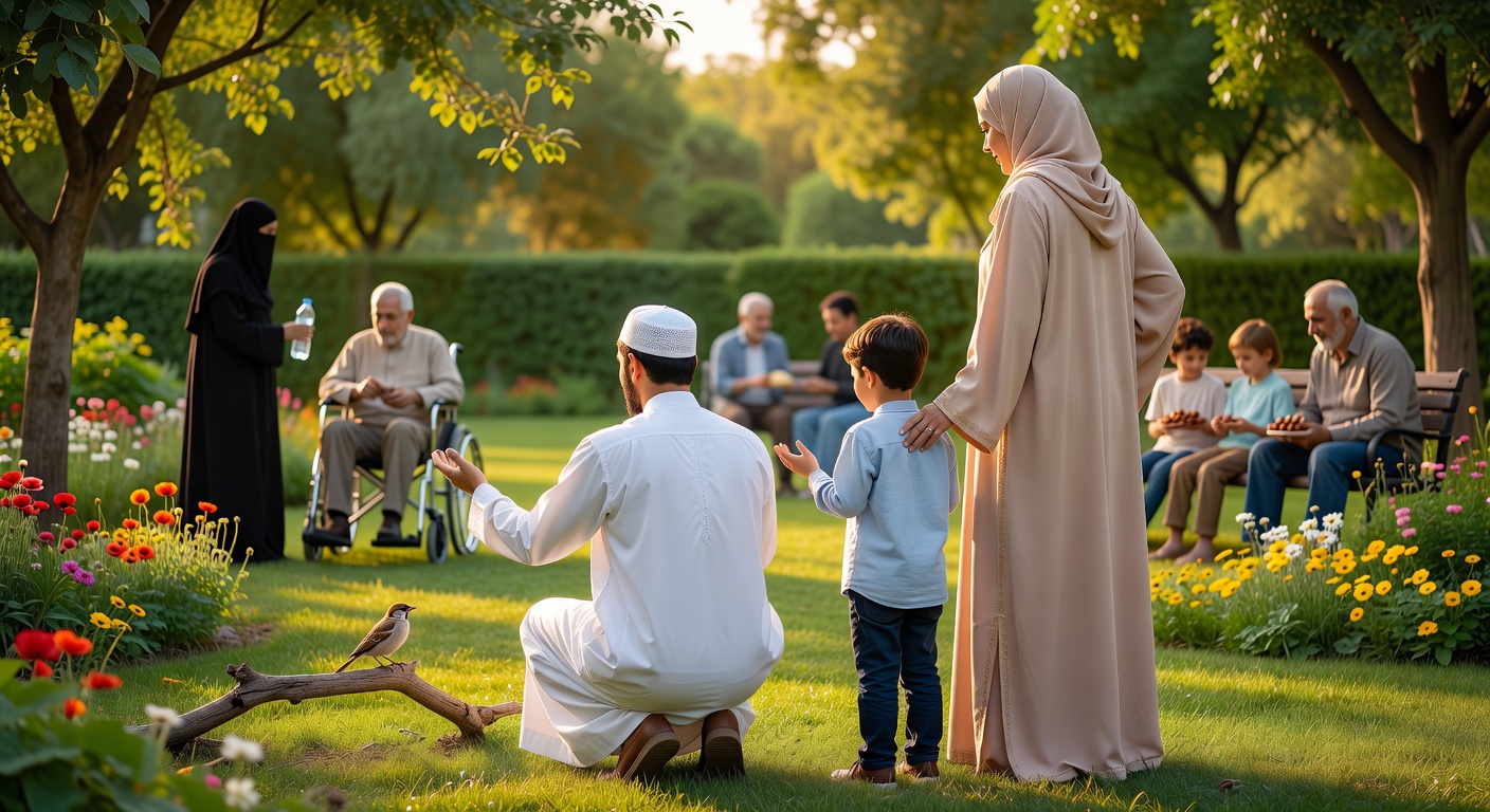 كيف يعلّم الآباء أطفالهم مساعدة المحتاجين نفسياً في التربية الإسلامية
