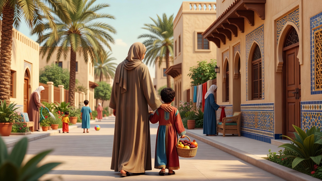 كيف تعلّمين طفلكِ آداب التعامل مع الجيران من التراث الشعبي