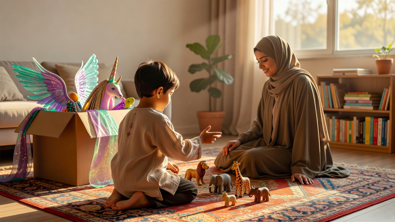 كيف تفرقين بين خيال طفلكِ والكذب وتدعمين صدقه
