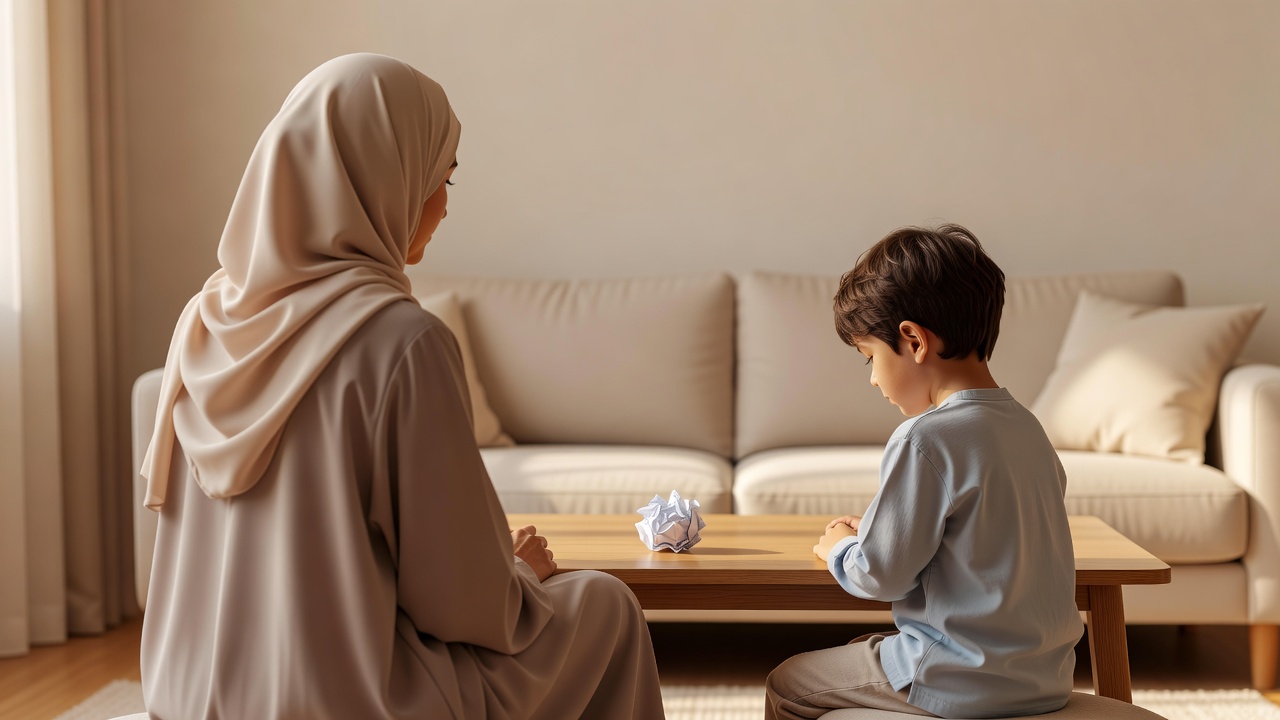 كيفية التعامل مع كذب الطفل: نصائح عملية للوالدين المسلمين