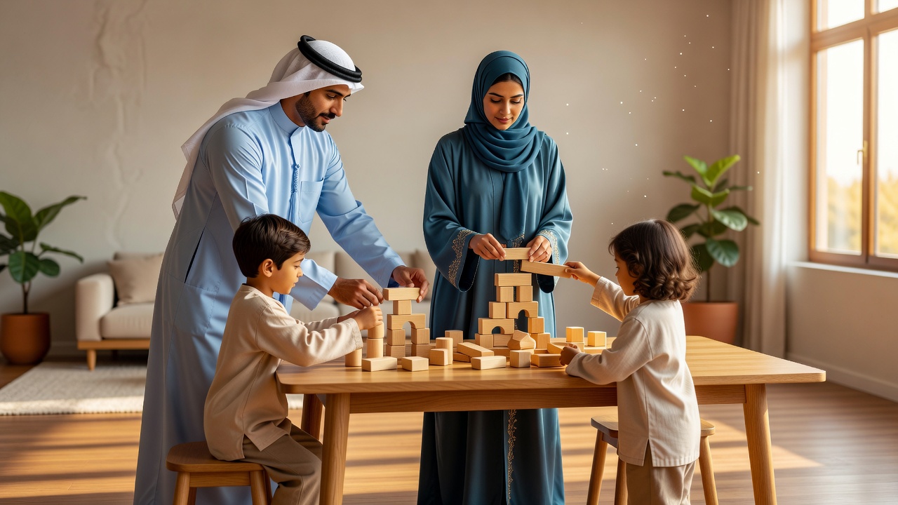 كيف تكون القدوة الحسنة لأطفالك في التعاون والعمل الجماعي