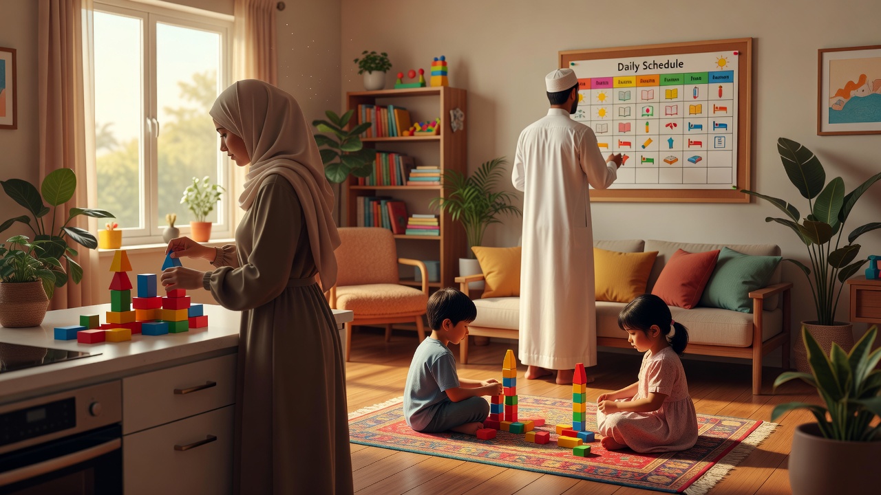 كيف تضعين قواعد أساسية وروتين يومي لتعزيز انضباط أبنائكِ