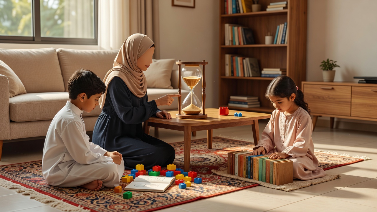 كيف تساعد طفلك على فهم عواقب إضاعة الوقت وتنظيمه بفعالية