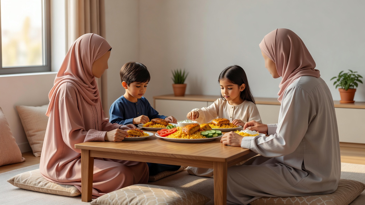 كيف تعلم طفلك آداب الطعام: الأكل من أمامه فقط