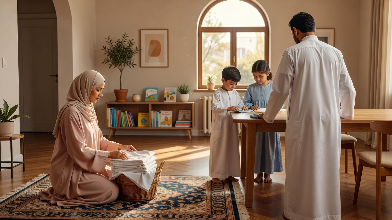 كيفية تعليم الأطفال المسؤولية والأمانة والأدب بالقدوة الحسنة