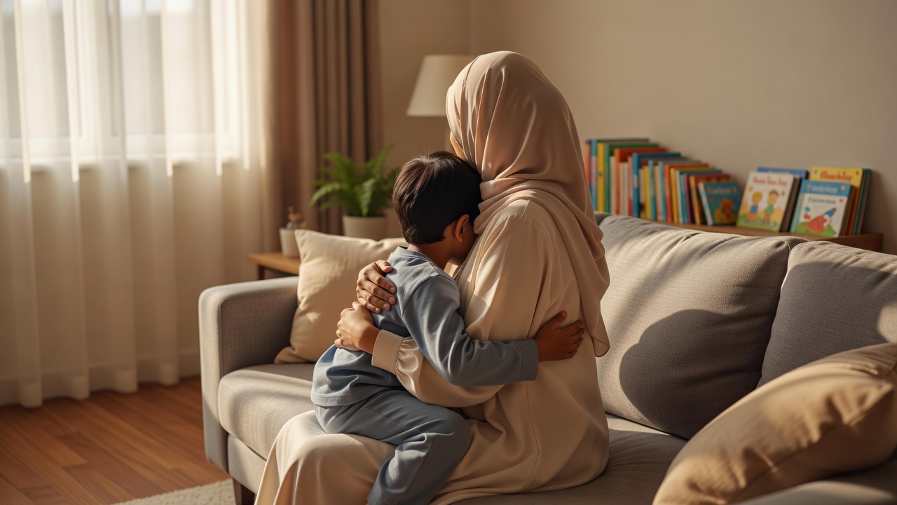 أهمية الاحتضان والتواصل الجسدي لدعم الصحة النفسية لطفلك