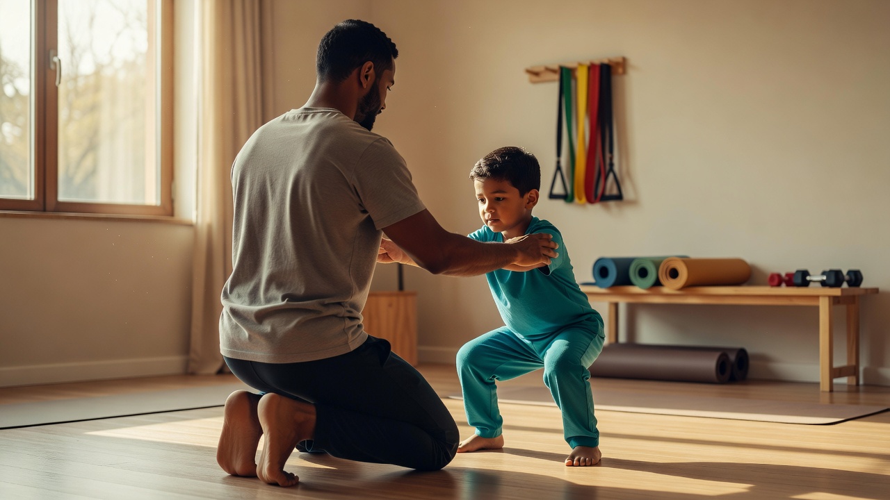 كيفية تعليم طفلك التركيز على الأسلوب الصحيح في التمارين الرياضية بدلاً من المنافسة على الوزن