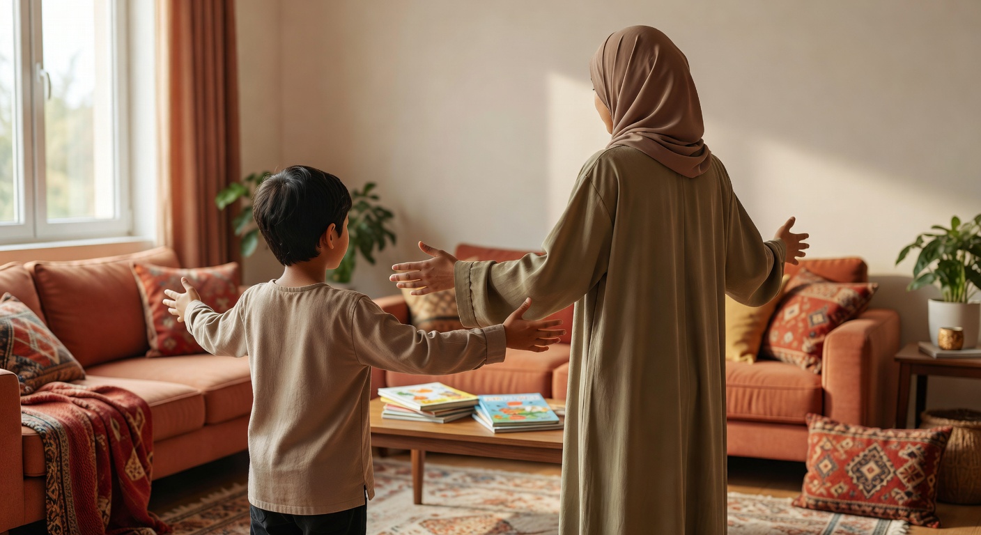 كيف يطلب طفلك العناق في الوقت المناسب: دليل للوالدين لدعم الراحة النفسية