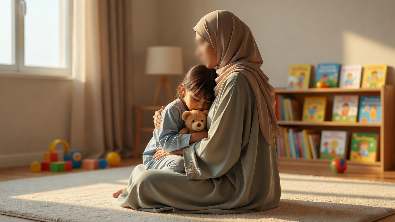 كيف تتعاملين مع مخاوف طفلك دون تضاعفها: دليل الأم الحامية