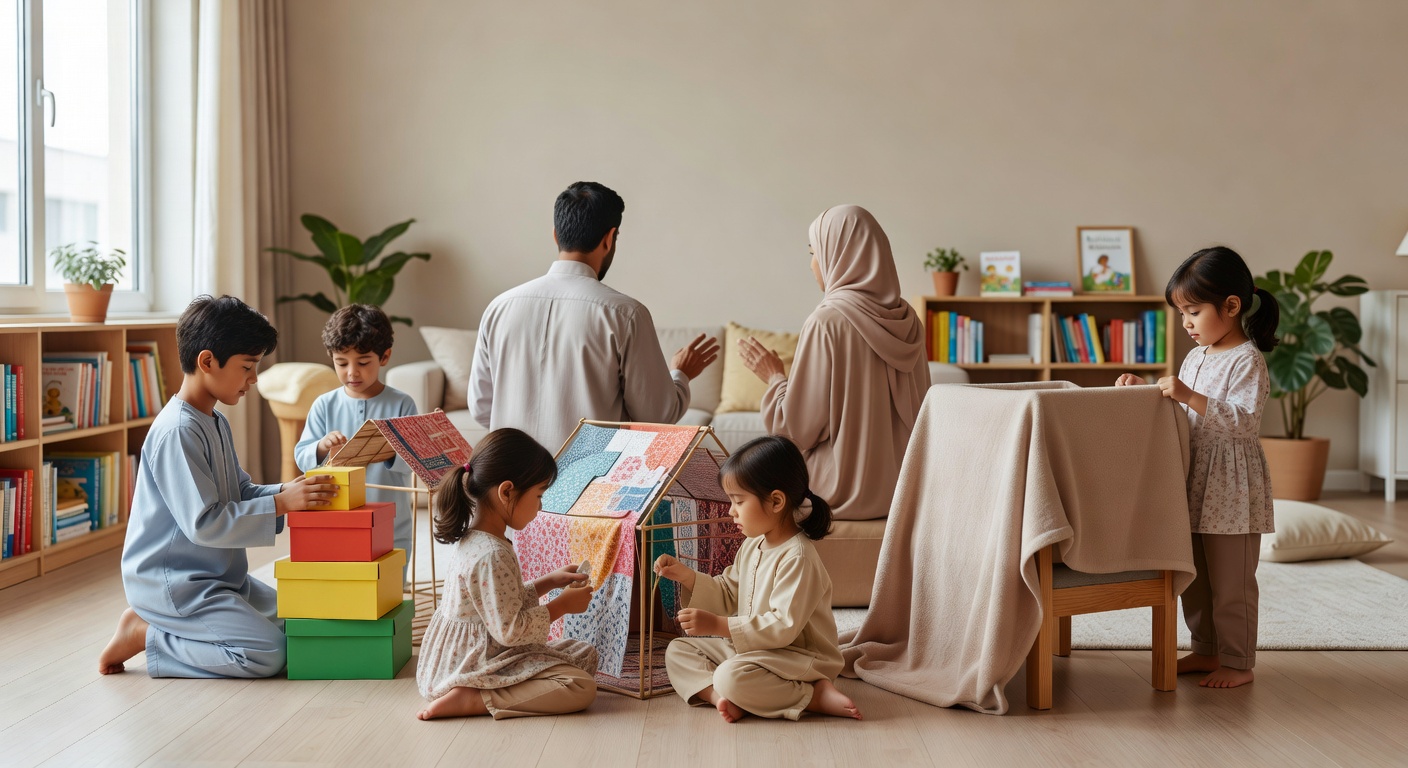كيف تشجع إبداع أطفالك ببناء بيوت ممتعة ومتنوعة