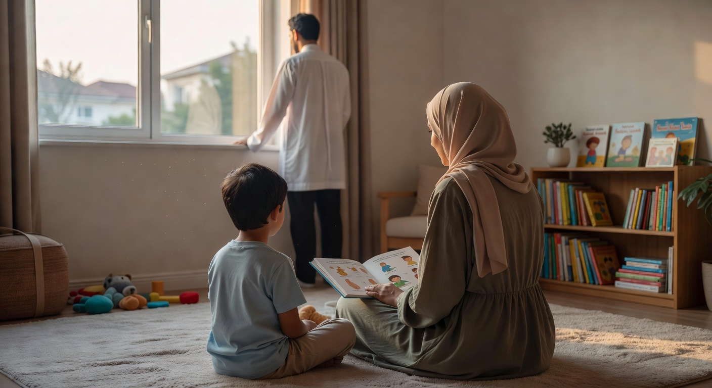 التدرُّج في شرح العلاقة الزوجية للطفل: دليل عملي للآباء