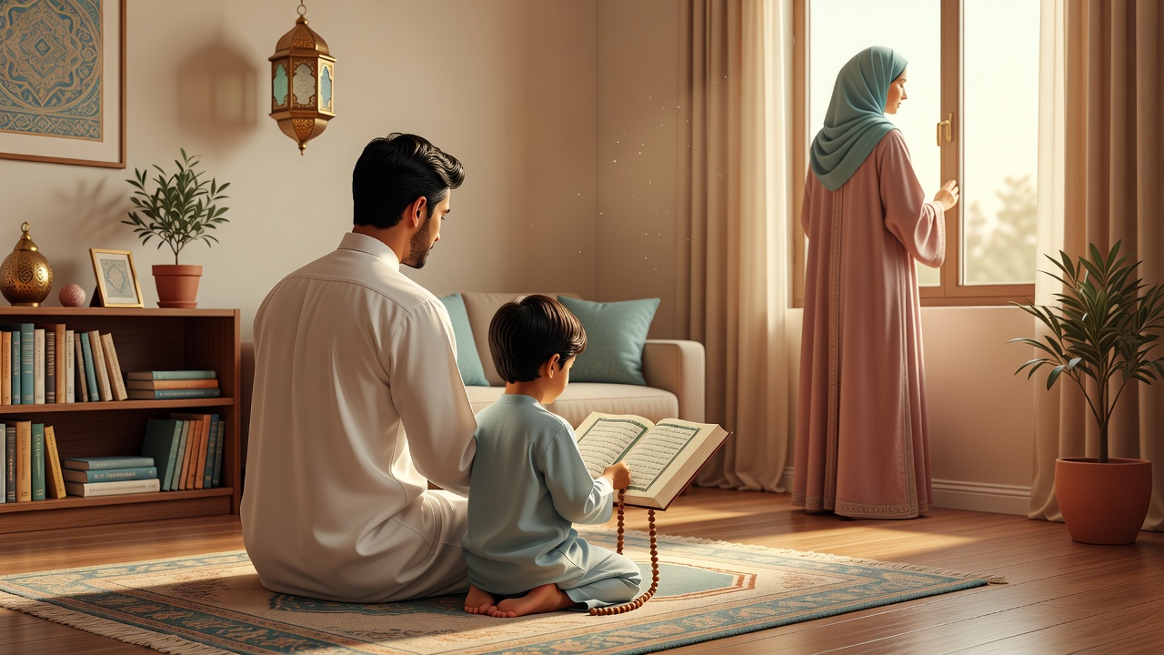 مراقبة الله في تربية الأبناء: دليل عملي للوالدين المسلمين