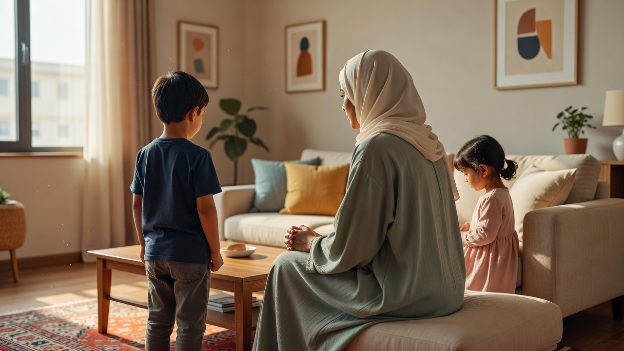 خطأ تربوي شائع: استخدام التهديد وتأثيره على شخصية الأم أمام أطفالها