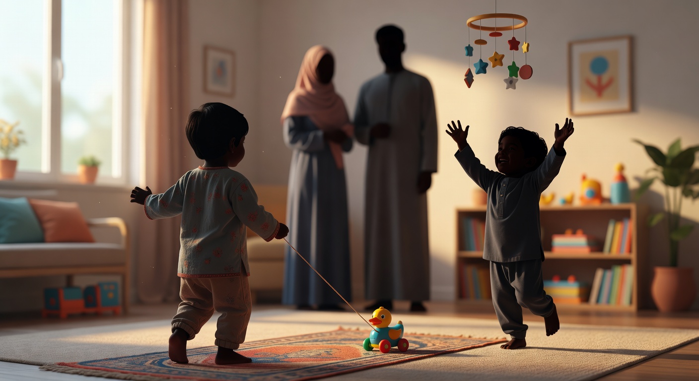 دعم نمو طفلك الحركي: سحب الألعاب والقفز على رؤوس الأصابع
