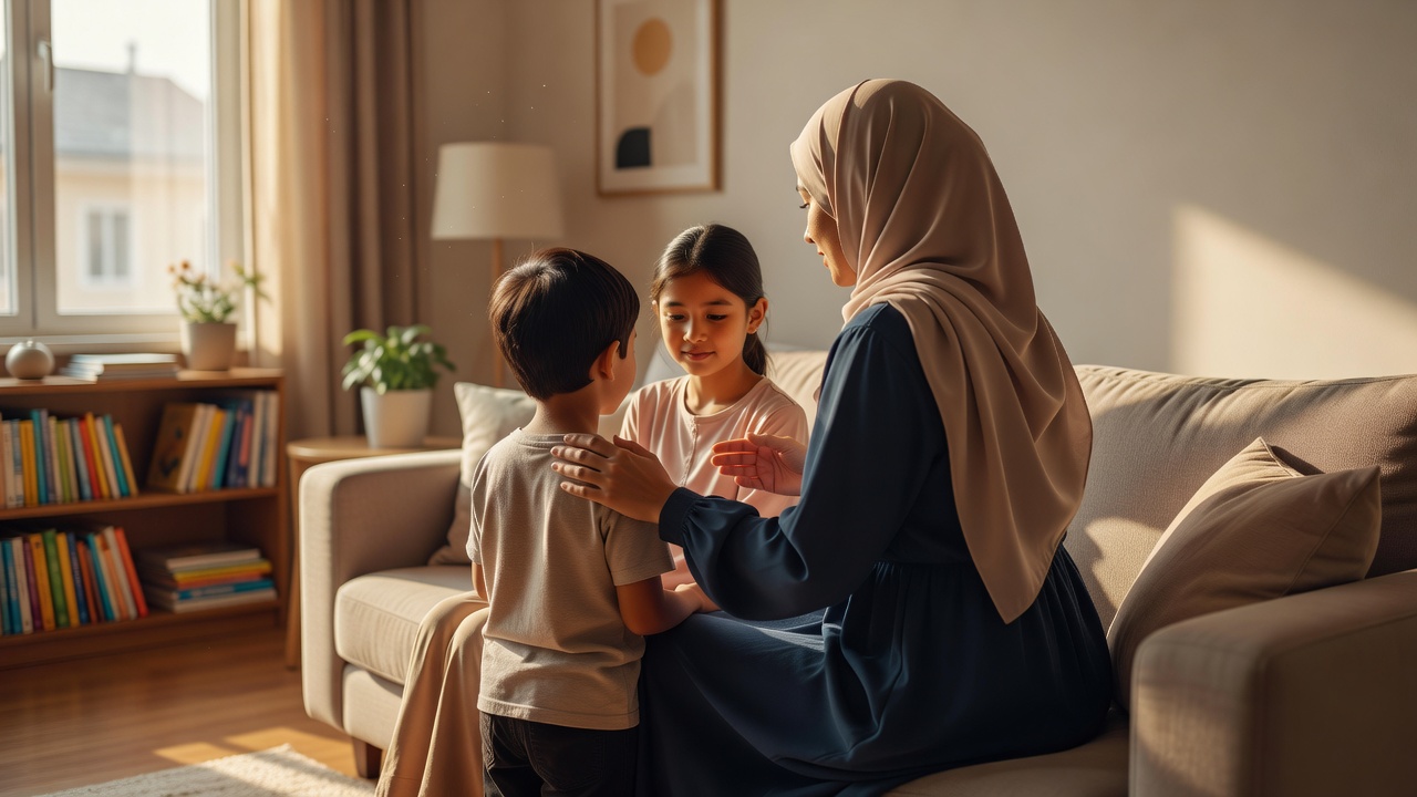 تعويض غياب الأب: كيف تتعامل الأم مع أولادها بتوازن وشدة مناسبة