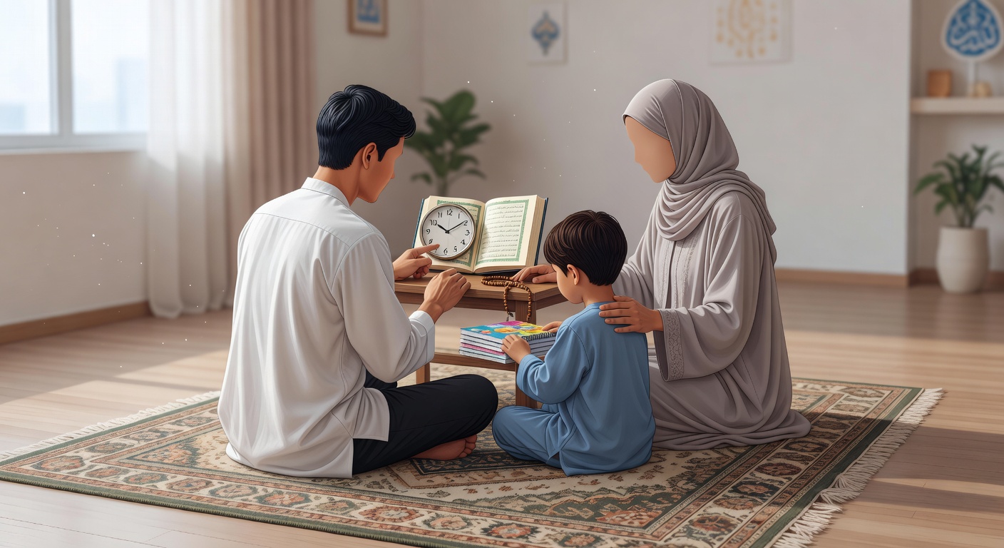 كيفية غرس فكرة الحفاظ على الوقت كعبادة لدى الأطفال لتعزيز سلوكهم الإيجابي