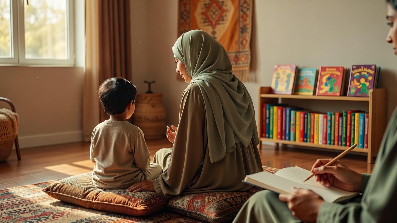 كيفية تعزيز مهارة الاستماع لدى طفلكِ من خلال الأسئلة الصحيحة والصبر