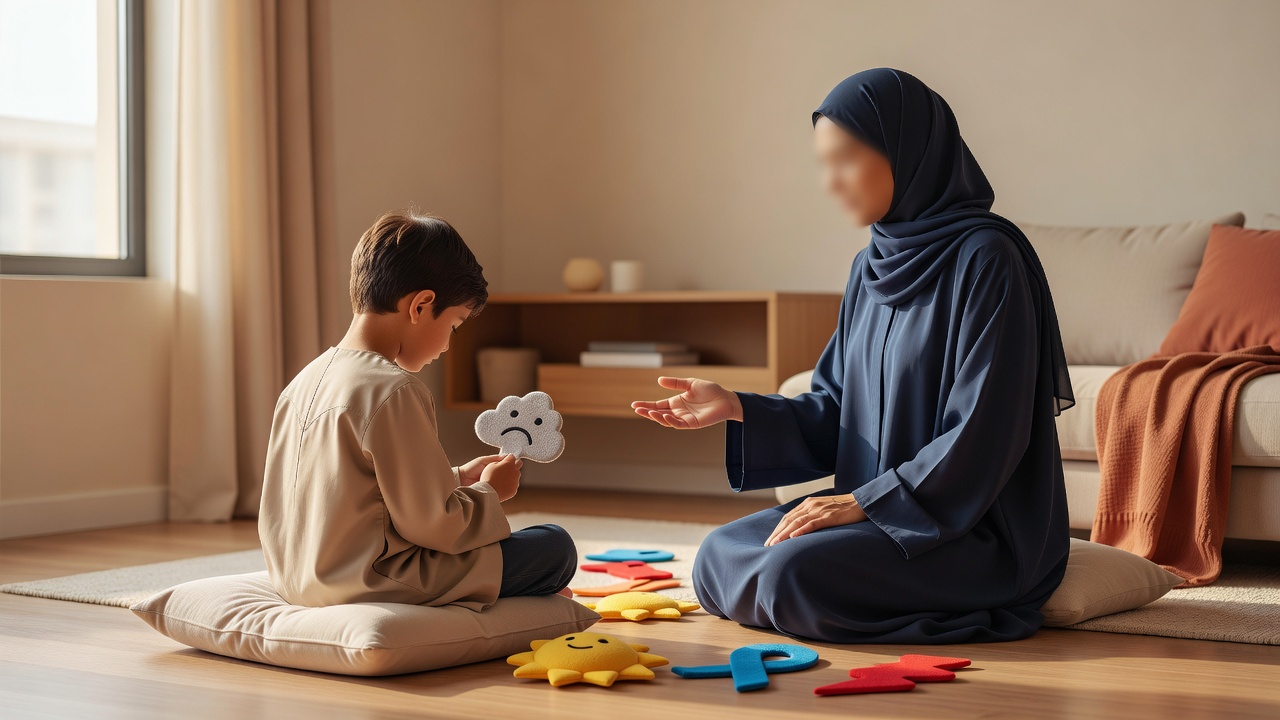 كيف يمكن للوالدين مساعدة أطفالهم على التعامل مع الغضب والقلق والحزن بطريقة صحية