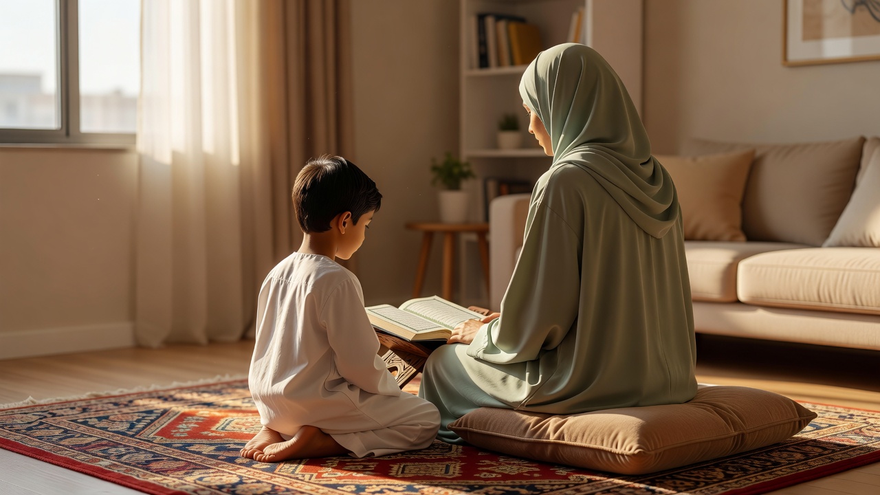 كيف تحفظين ابنكِ القرآن الكريم يوميًا بطريقة بسيطة ومستمرة