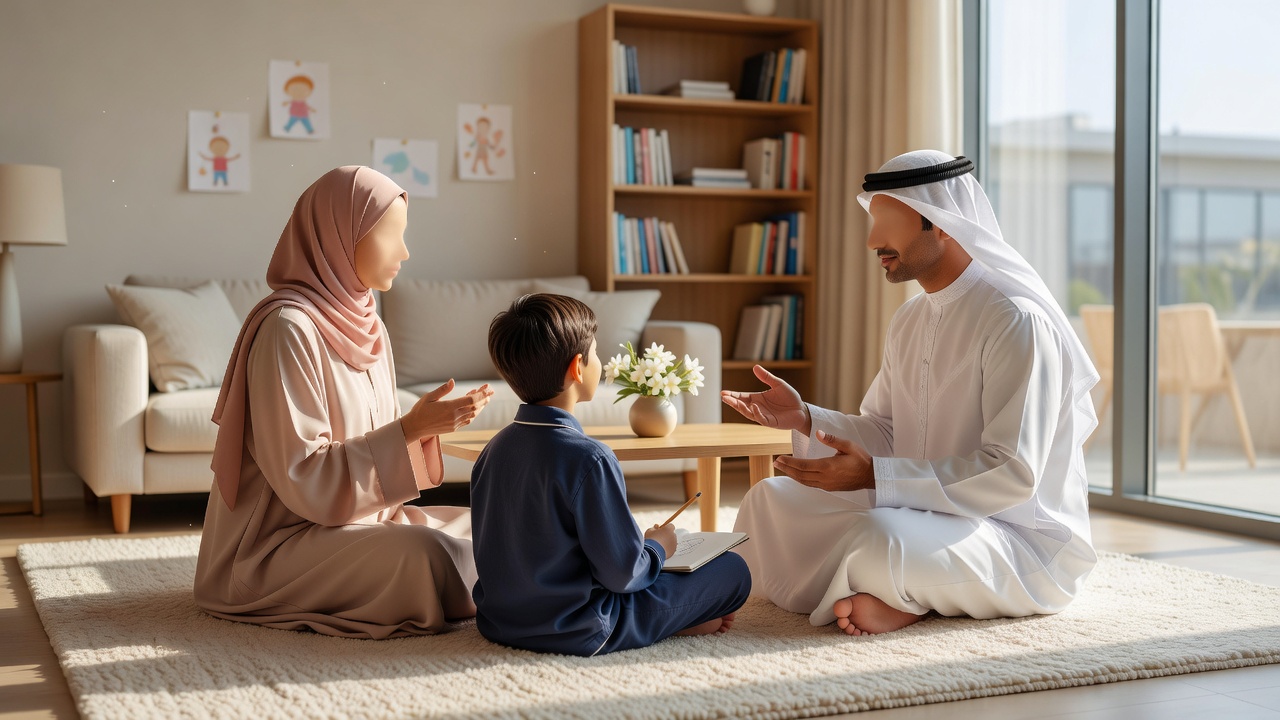 كيف يحاور الوالدين أبناءهم بلطف ورفق لفهم وجهات النظر