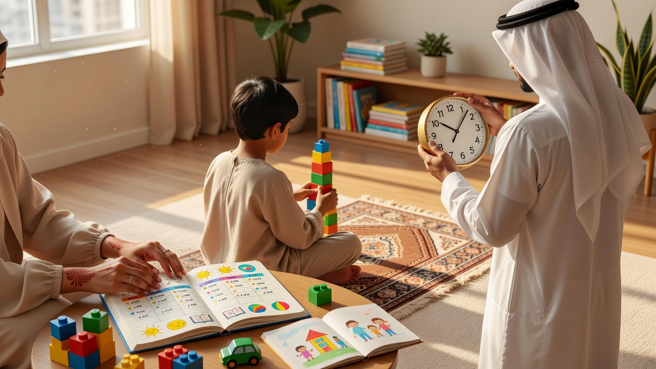 كيف تساعد طفلك على تنظيم الوقت من خلال تخطيط يومي مريح وممتع