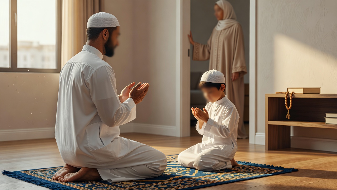 كيف يصبح الأب قدوة حسنة لأبنائه في التربية الإسلامية؟