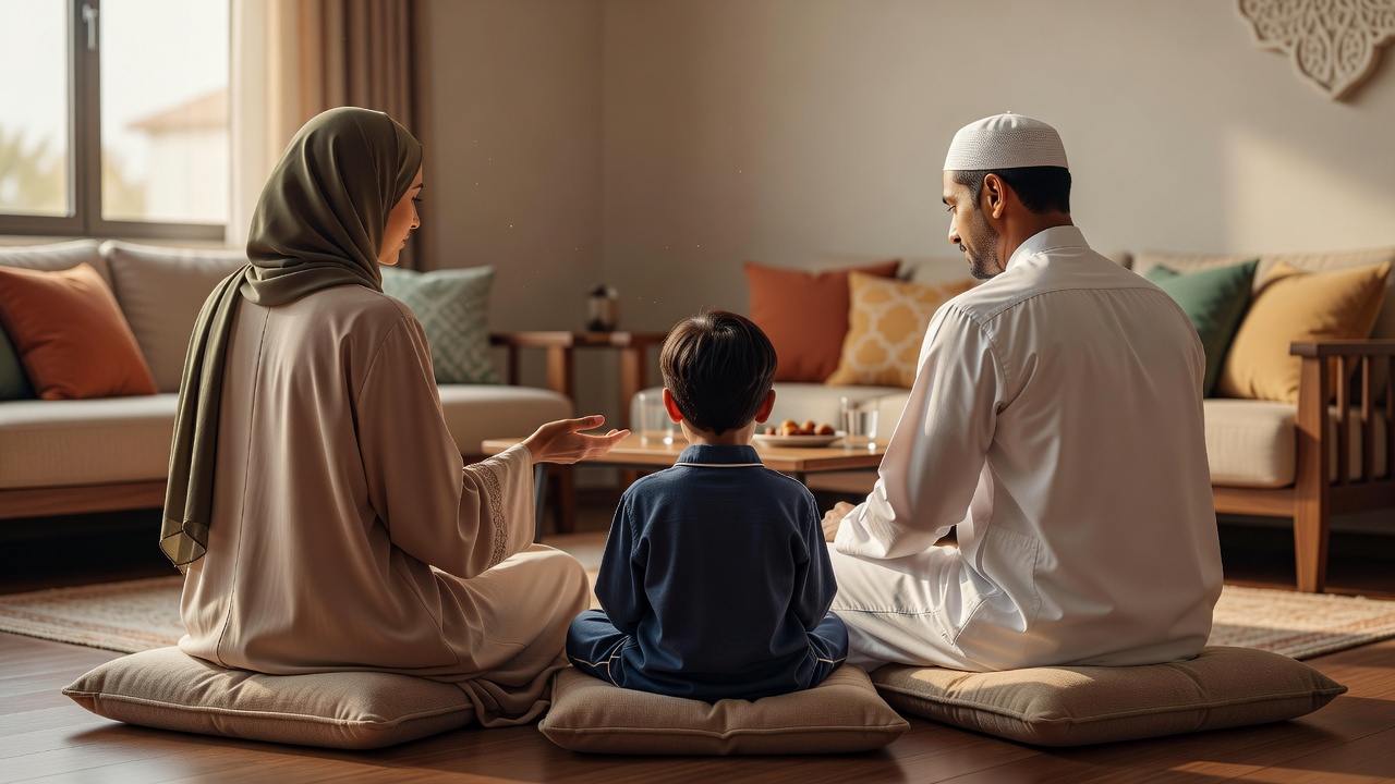 كيف يُنبه الوالدان طفلهم على آداب الجلوس مع الكبار بلطف وثقة