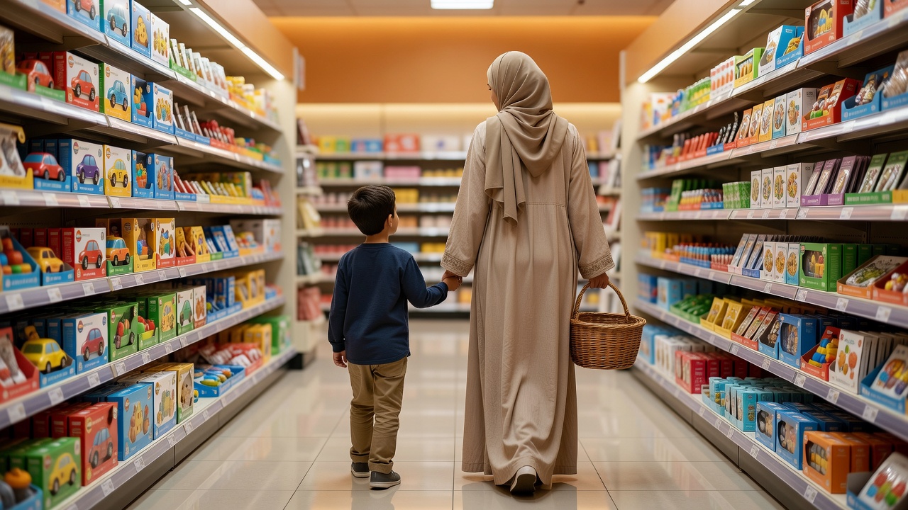 كيف تحفزين طفلك على التسوق بألعاب ممتعة ومكافآت ذكية؟