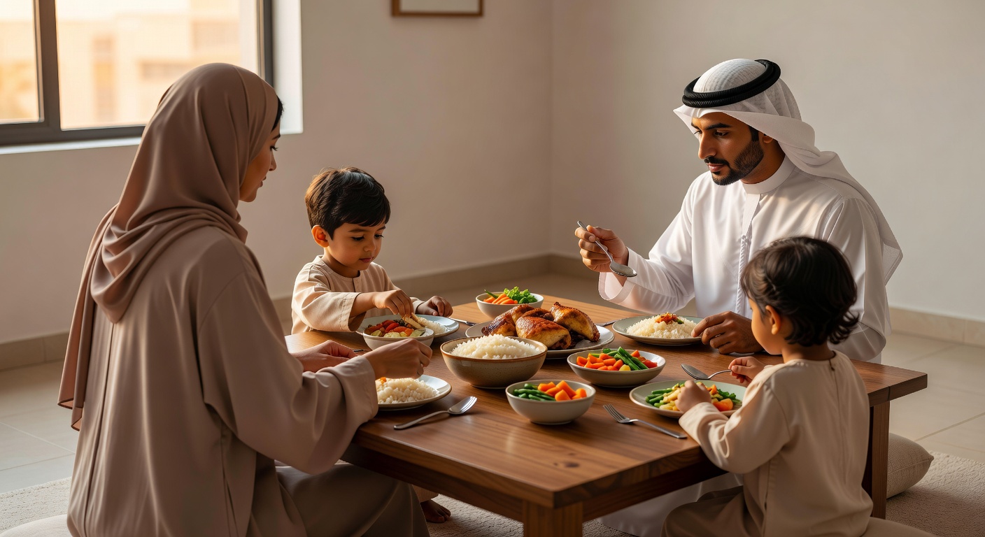 كيف يعلم الآباء أطفالهم آداب الطعام دون الإفراط في الأكل