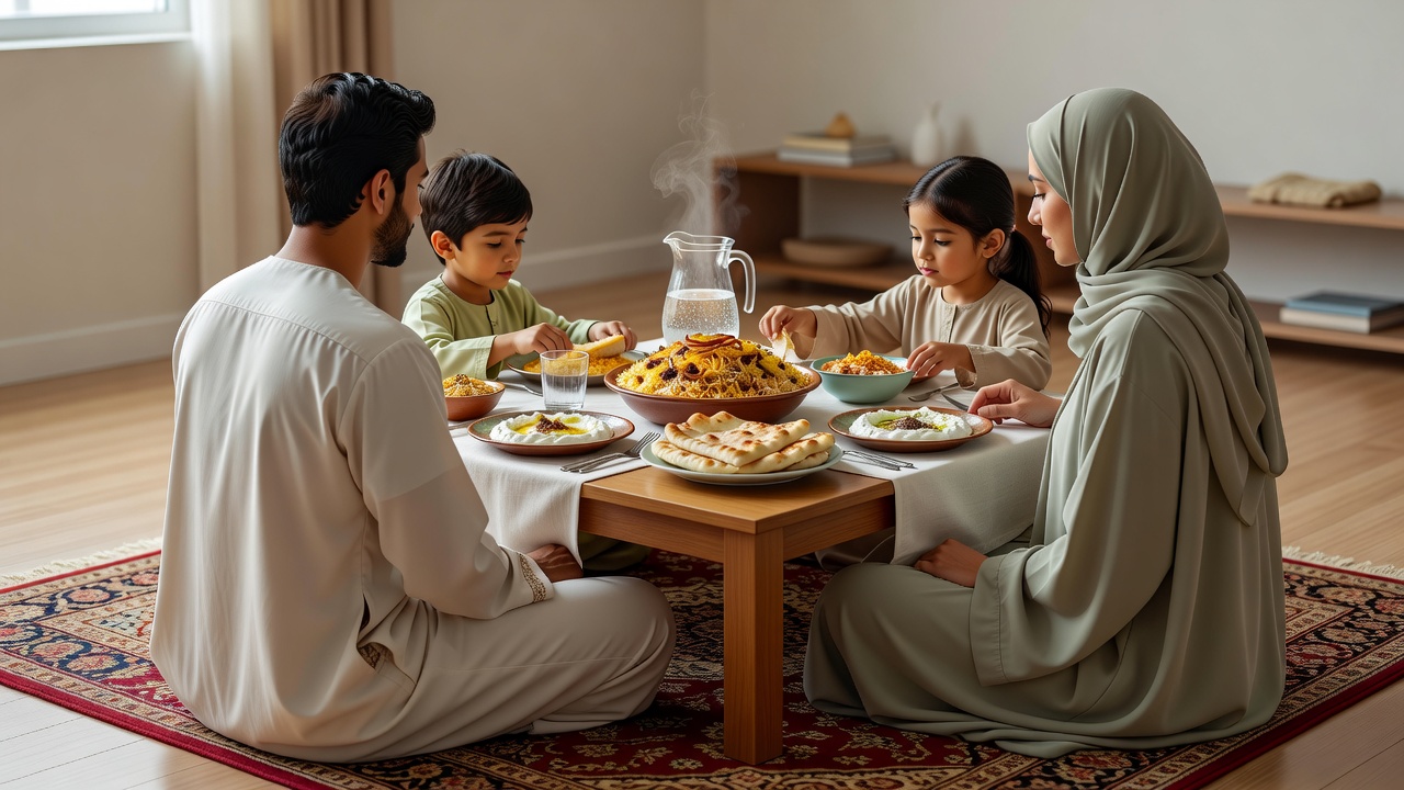 كيفية تعليم أطفالك آداب الطعام ليصبحوا أقوياء ويرضون الله