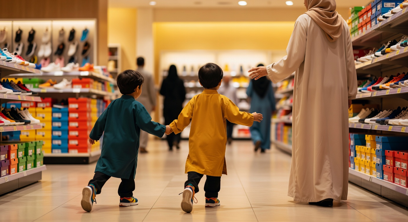 كيف تتعامل مع سحب طفلك للأحذية أثناء التسوق وتحويل التجربة إلى متعة عائلية